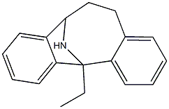 12-Ethyl-5,6,7,12-tetrahydrodibenzo[a,d]cycloocten-5,12-imine Structure