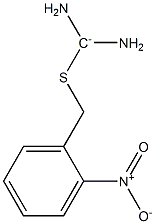 Diamino[(2-nitrophenylmethyl)thio]methylium 구조식 이미지