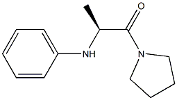 1-[N-(Phenyl)alanyl]pyrrolidine Structure