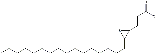 4,5-Epithiohenicosanoic acid methyl ester Structure