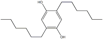 2,5-Dihexylhydroquinone Structure