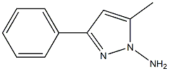 3-Phenyl-5-methyl-1H-pyrazole-1-amine 구조식 이미지