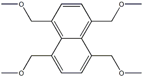 1,4,5,8-Tetrakis(methoxymethyl)naphthalene 구조식 이미지