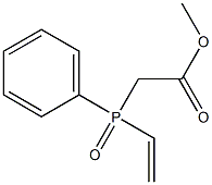 (2-Methoxy-2-oxoethyl)phenylvinylphosphine oxide Structure