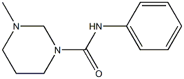 1-Methyl-3-(phenylcarbamoyl)hexahydropyrimidine Structure