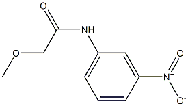 2-Methoxy-3'-nitroacetanilide 구조식 이미지
