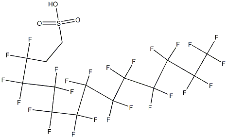 3,3,4,4,5,5,6,6,7,7,8,8,9,9,10,10,11,11,12,12,13,13,14,14,14-Pentacosafluoro-1-tetradecanesulfonic acid Structure