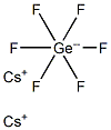 Cesium hexafluorogermanate(IV) 구조식 이미지
