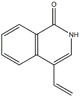 4-Ethenylisoquinolin-1(2H)-one 구조식 이미지