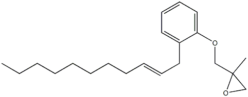 2-(2-Undecenyl)phenyl 2-methylglycidyl ether Structure