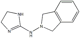 2-[(2-Imidazolin-2-yl)amino]isoindoline 구조식 이미지