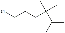 6-Chloro-2,3,3-trimethyl-1-hexene Structure