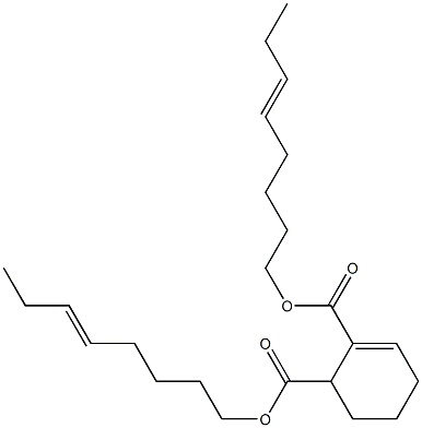 2-Cyclohexene-1,2-dicarboxylic acid bis(5-octenyl) ester Structure