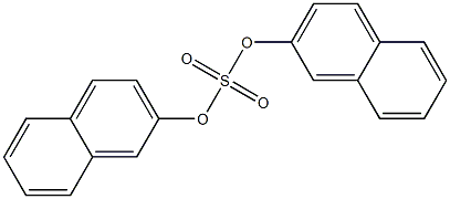 Sulfuric acid bis(2-naphthalenyl) ester 구조식 이미지