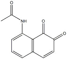 8-Acetylamino-1,2-naphthoquinone Structure