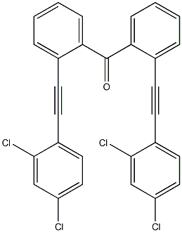 2,4-Dichlorophenylethynylphenyl ketone Structure