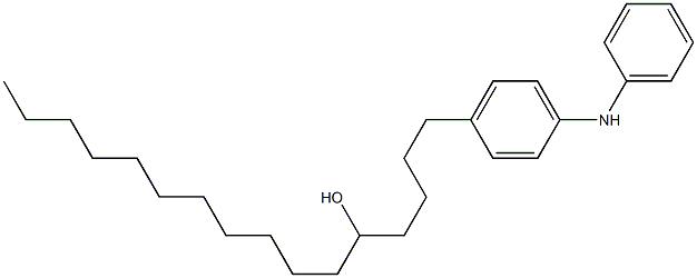 4-(5-Hydroxyhexadecyl)phenylphenylamine 구조식 이미지