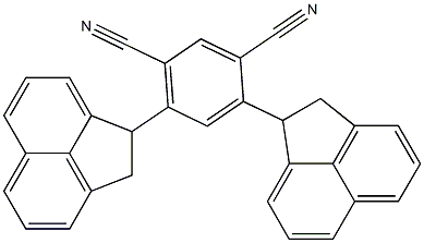 4,6-Di(acenaphthen-1-yl)-1,3-benzenedicarbonitrile Structure