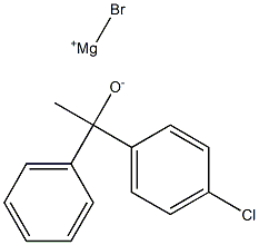 Bromomagnesium 1-(p-chlorophenyl)-1-phenylethanolate 구조식 이미지