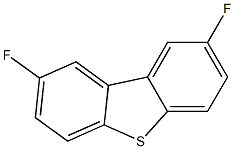 2,8-Difluorodibenzothiophene 구조식 이미지