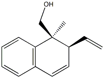 (1S,2S)-1-Methyl-2-vinyl-1,2-dihydronaphthalene-1-methanol 구조식 이미지