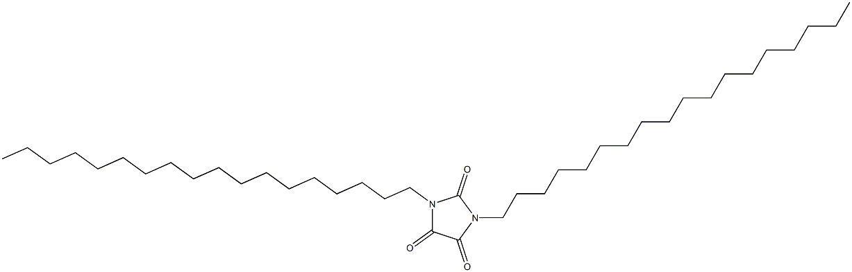 1,3-Distearylimidazolidine-2,4,5-trione Structure
