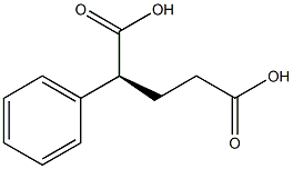 [S,(+)]-2-Phenylglutaric acid Structure