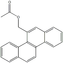 5-Chrysenemethanol acetate Structure