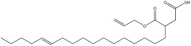3-(12-Heptadecenyl)succinic acid 1-hydrogen 4-allyl ester Structure