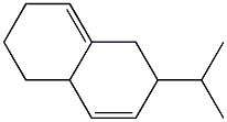 1,2,4a,5,6,7-Hexahydro-2-isopropylnaphthalene 구조식 이미지