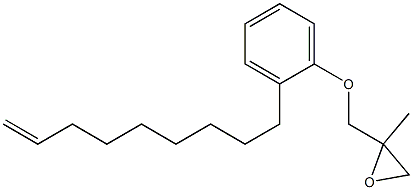 2-(8-Nonenyl)phenyl 2-methylglycidyl ether 구조식 이미지