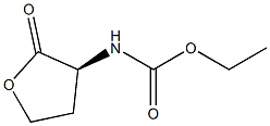 [[(3S)-2-Oxotetrahydrofuran]-3-yl]carbamic acid ethyl ester 구조식 이미지