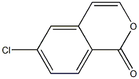 6-Chloro-1H-2-benzopyran-1-one 구조식 이미지