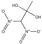 1,1-Dinitro-2,2-propanediol 구조식 이미지