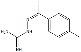 2-Amidino-1-[1-(4-methylphenyl)ethylidene]hydrazine Structure