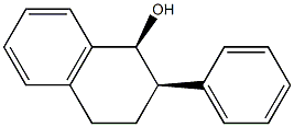 cis-2-Phenyl-1,2,3,4-tetrahydro-1-naphthol Structure