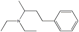 N,N-Diethyl-4-phenyl-2-butanamine 구조식 이미지