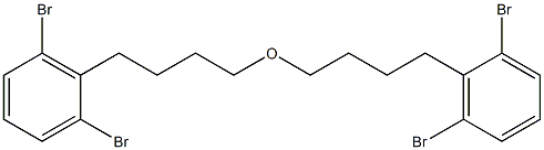 2,6-Dibromophenylbutyl ether 구조식 이미지