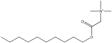 N,N,N-Trimethyl-2-oxo-2-(decyloxy)ethanaminium Structure