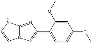 2-(2,4-Dimethoxyphenyl)-7H-imidazo[1,2-a]imidazole Structure