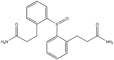 2-Carbamoylethylphenyl sulfoxide Structure