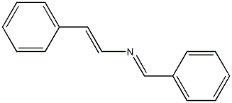 (E)-N-[(E)-Benzylidene]-2-phenylethenamine 구조식 이미지