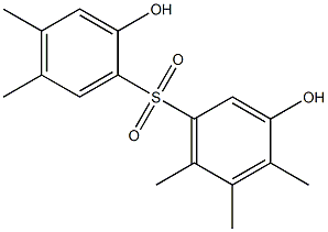 2',3-Dihydroxy-4,4',5,5',6-pentamethyl[sulfonylbisbenzene] Structure