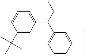 1,1-Bis(3-tert-butylphenyl)propane Structure