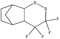 3,4,4a,5,6,7,8,8a-Octahydro-3,3,4,4-tetrafluoro-5,8-methano-1,2-benzodithiin Structure