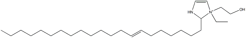 1-Ethyl-2-(7-henicosenyl)-1-(2-hydroxyethyl)-4-imidazoline-1-ium Structure