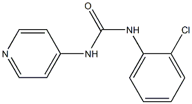 1-[(2-Chlorophenyl)]-3-(pyridin-4-yl)urea 구조식 이미지