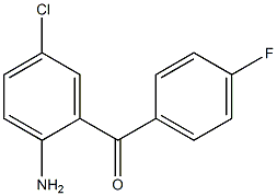 4-Fluoro-5'-chloro-2'-aminobenzophenone 구조식 이미지