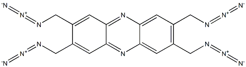 2,3,7,8-Tetrakis(azidomethyl)phenazine 구조식 이미지