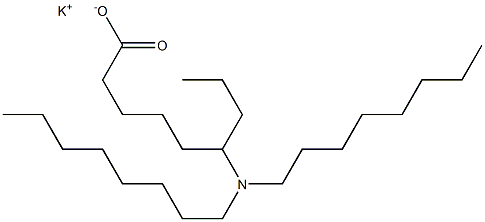 6-(Dioctylamino)nonanoic acid potassium salt 구조식 이미지